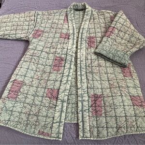 Lane Bryant Quilted Puffer Jacket green
